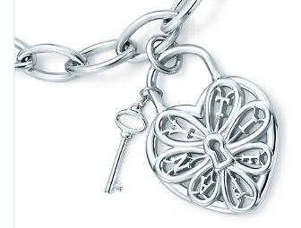 Tiffany Heart and Key Bracelet