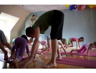 Kids Yoga session at Baltimore Yoga Village