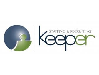 Extra help at the office from KEEPERS  STAFFING!