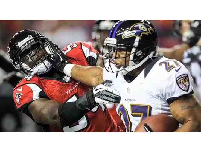 RAVENS TICKETS!  Two Ravens v. Falcons. Section 128, Row 5, Seat 1! Open for $75 each!