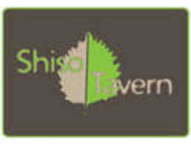 $25 Gift Certificate for Shiso Tavern