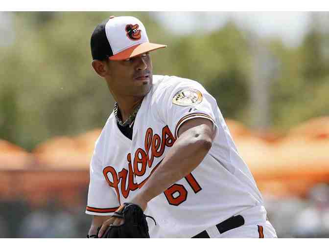 Four (4) Orioles Autographed Cards