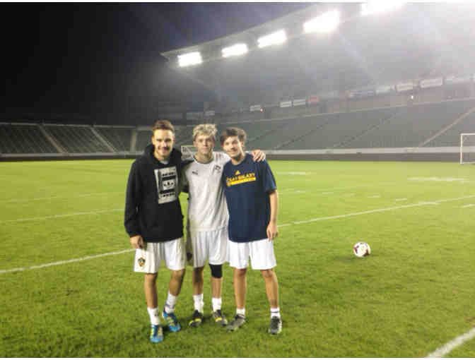 Galaxy jersey signed by One Direction members Louis Tomlinson, Niall Horan, and Liam Payne