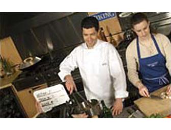 Cooking demo at Delia, Wallingford, CT