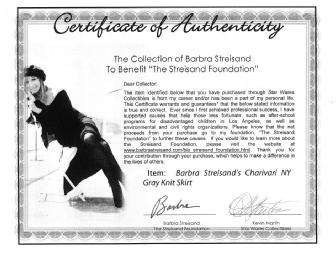 Barbra Streisand?s gray knit skirt