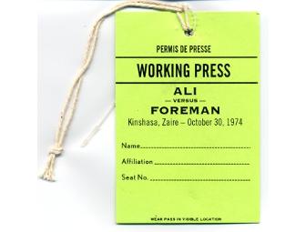 Working Pass from Ali vs Forman Movie