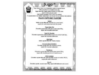 Recipe Books & Gift Certificate to The Sugar Bakery