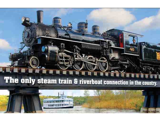 Essex Steam Train & Riverboat pass for two adults and two children
