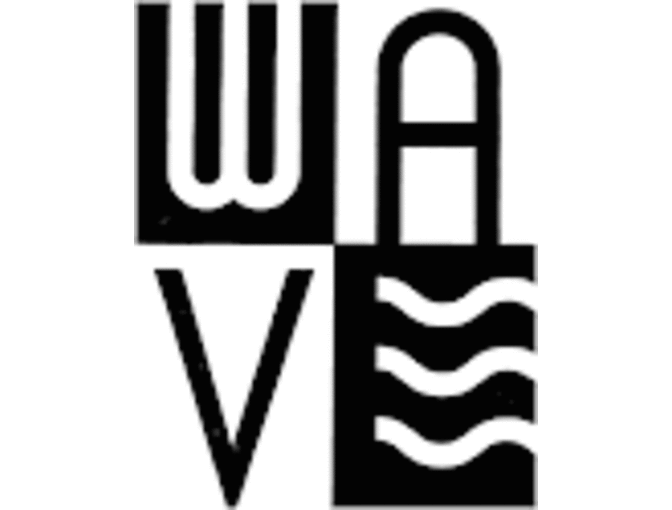 $50 Wave Gallery Gift Certificate and Serving Tray with matching plates and napkins