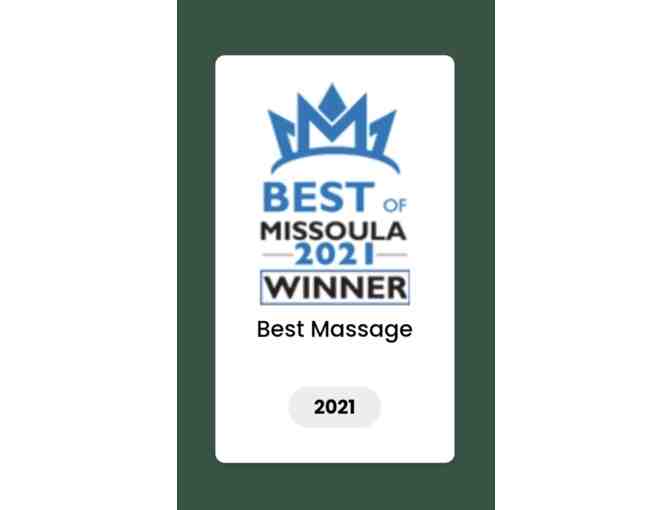 One Hour Massage at Matz Chiropractic (Certificate #1)