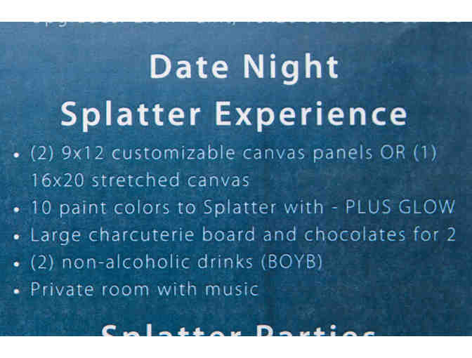 Date Night Paint Splatter Experience