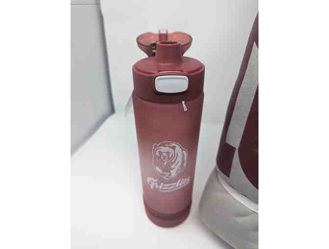 UM Griz Blanket and Water Bottle