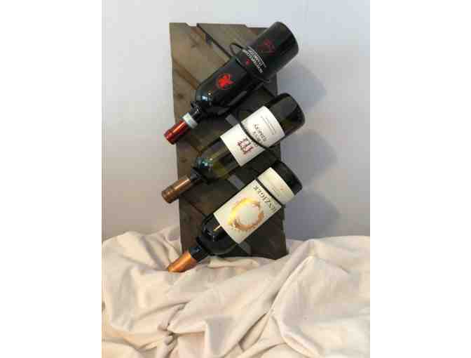A Little Country Wine Holder and Wine - Photo 1