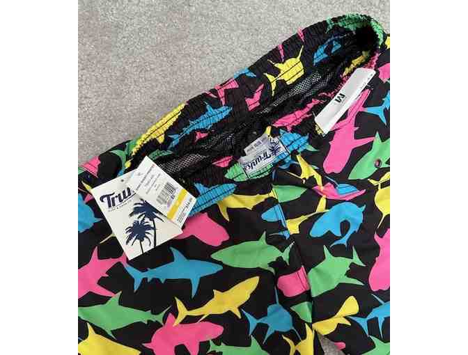 1 SHARK SWIMSUIT (Medium) - "Shark Party", New - Photo 2