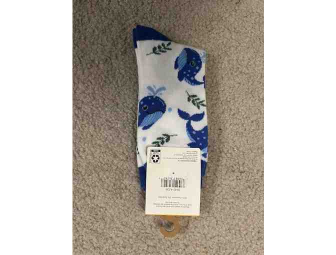 2 SOCKS: "Whale Hello There" (Ocean Lovers) - Photo 3