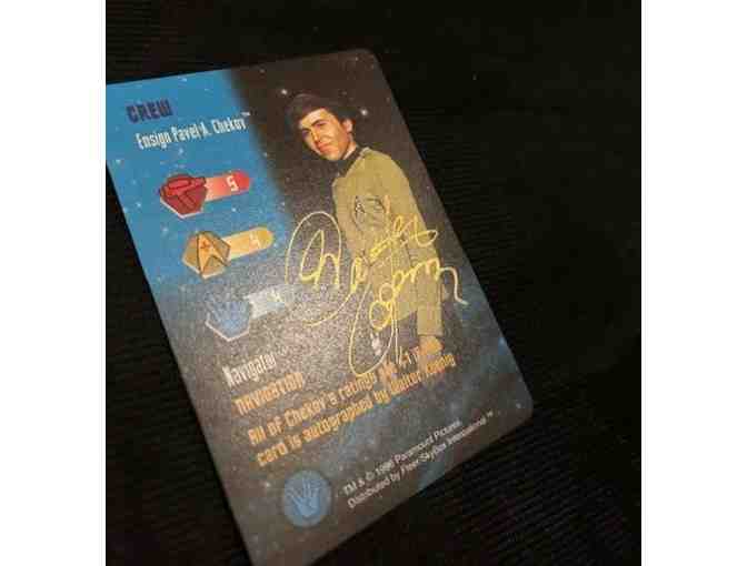 Autograph: STAR TREK "Chekov" (Walter Koenig, Promo Card) - Photo 3