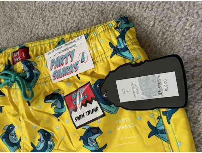 Bathing (Y - Size 2XL) - SHARK PARTY (2X, Yellow) - Photo 2