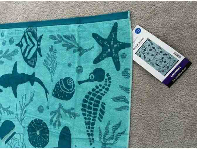 FISH TOWEL (Teal, Luxury Oversized, 72"x36") - Photo 3