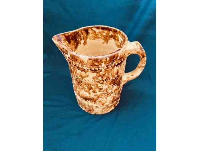 1 ANTIQUE (from 1890): Bennington POTTERY (Rockingham, Pitcher) - Photo 3