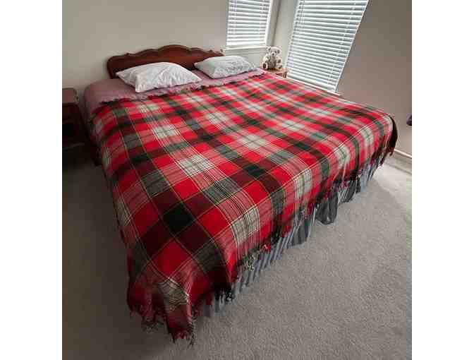 1 (date 1950): Mid-Century VINTAGE Blanket - Romantic - Photo 2