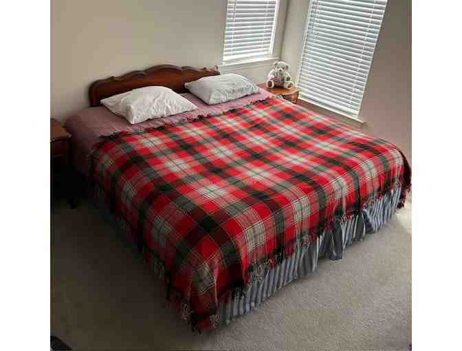 1 (date 1950): Mid-Century VINTAGE Blanket - Romantic - Photo 4