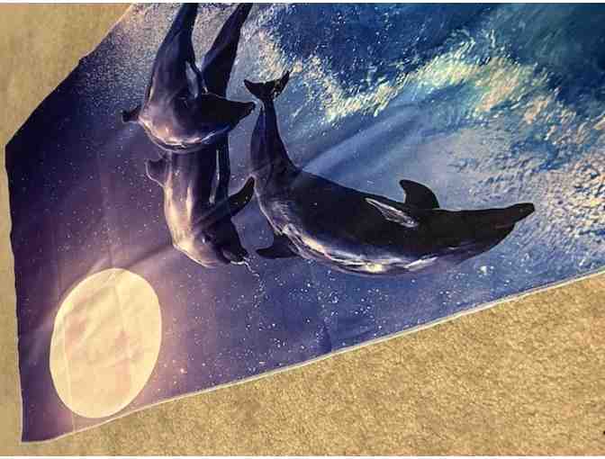 1 DOLPHIN Towel - Microfiber (Purple, Oversized) - Photo 3