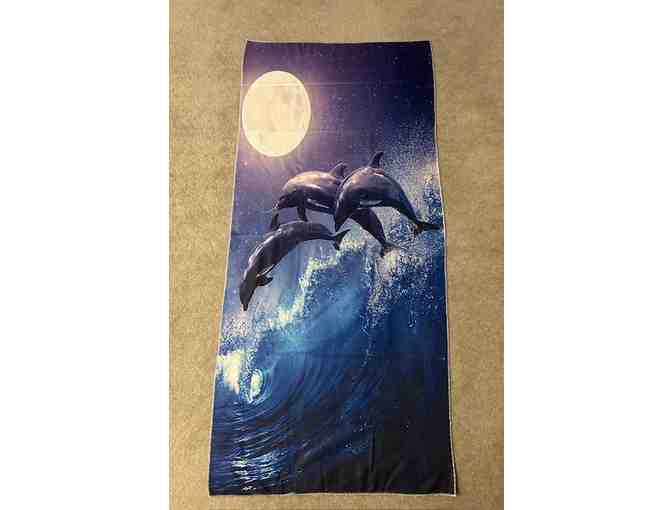 1 DOLPHIN Towel - Microfiber (Purple, Oversized) - Photo 2