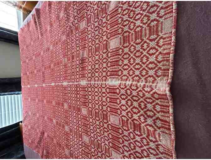 1 (from 1840), COVERLET JACQUARD - 150 years old - Photo 5