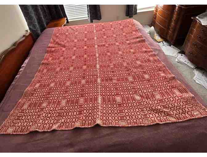 1 (from 1840), COVERLET JACQUARD - 150 years old - Photo 6