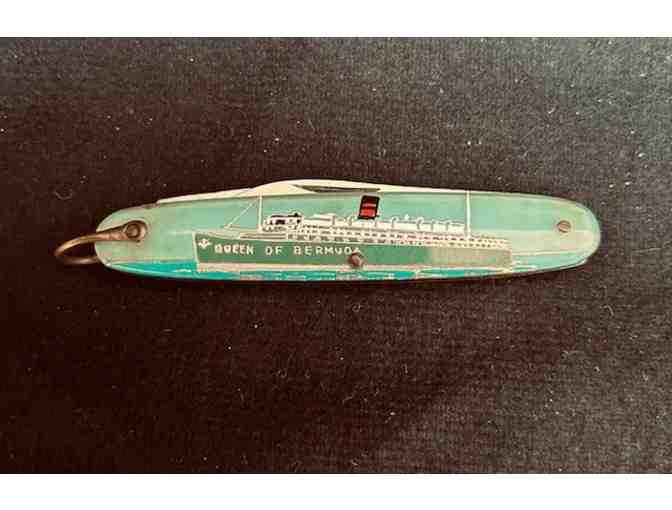 1 KNIFE Steamship (1960) MILITARY Pocket-Knife - Vintage Bermuda - Photo 3