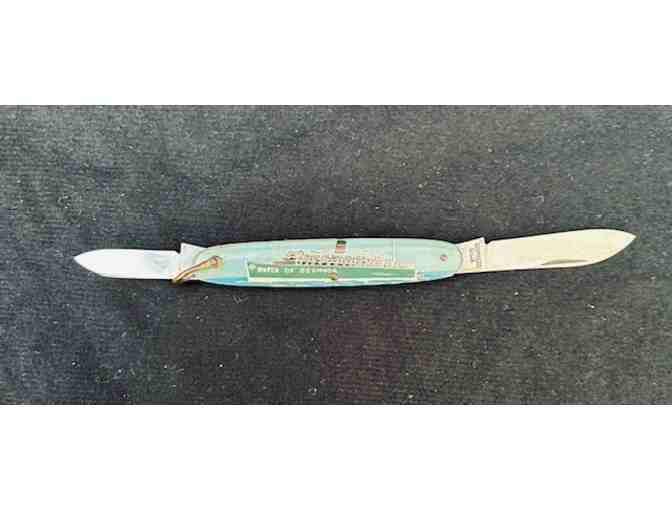 1 KNIFE Steamship (1960) MILITARY Pocket-Knife - Vintage Bermuda - Photo 4