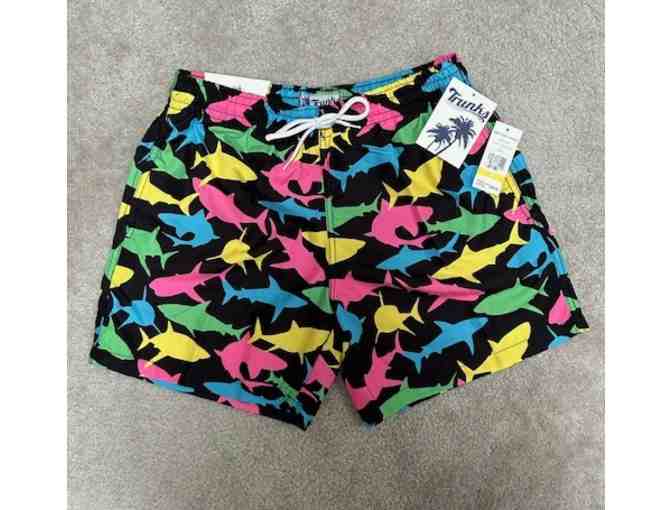 1 SHARK (Medium) SWIMSUIT - "Shark Party", New - Photo 3