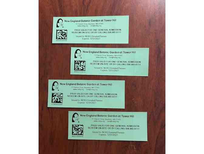 4 TICKETS: Free ADMISSION (New England Botanic Garden, 4 passes) - Photo 2