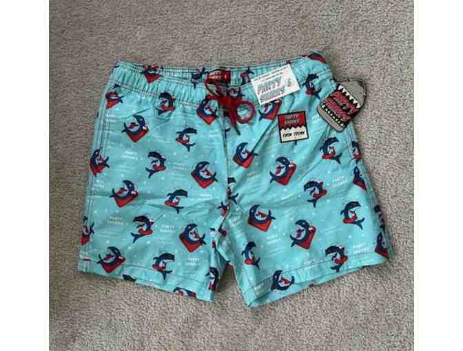 Bathing (B Medium): SHARK PARTY - Blue - Photo 1