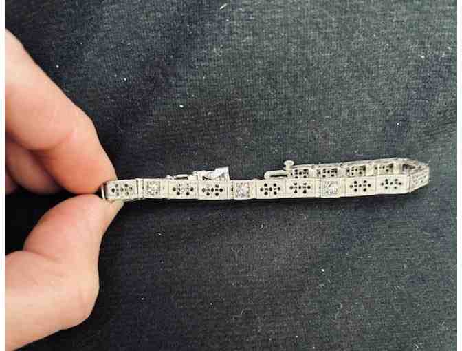 1 Art Deco (1920): BRACELET - Filagree Jewelry, Sterling - Photo 1