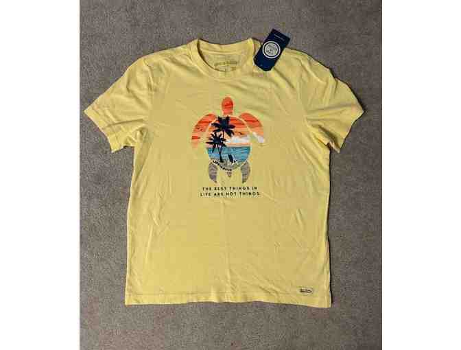 1 Shirt TURTLE (Large) - Life is Good (Yellow, New) - Photo 1