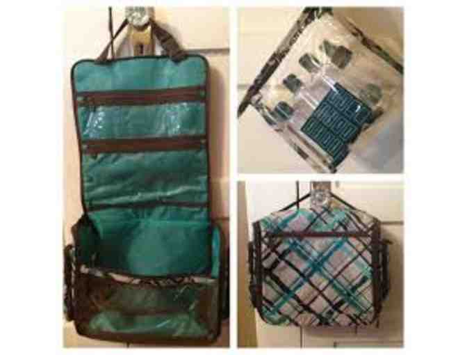 Thirty-One Gifts Deluxe Beauty Bag in Big Dot