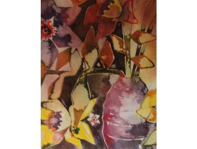 Watercolor 'Surely Fall Came' by Katalina Savola