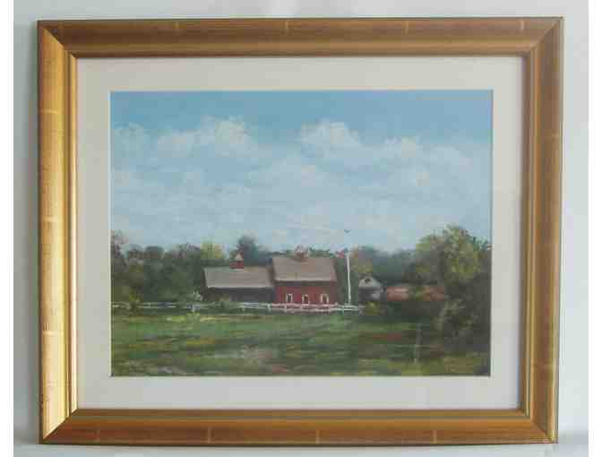 'The Adams Farm' Plein-air Pastel by Tatiana Roulin