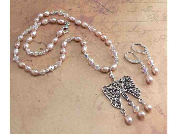 Sterling and Freshwater Pearl Jewelry Set