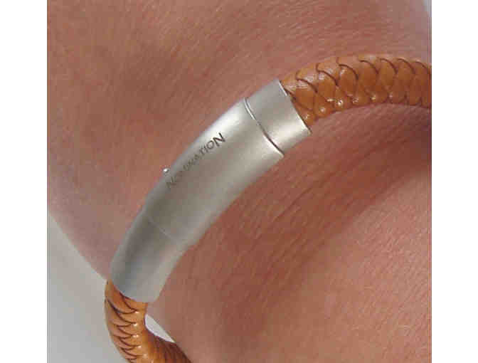 Unisex Braided and Stainless Bracelet from Hopkinton Jewelers