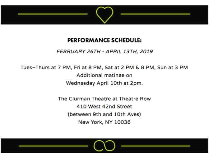 2 Tickets to Keen Company Theater's production of SURELY GOODNESS AND MERCY - NYC