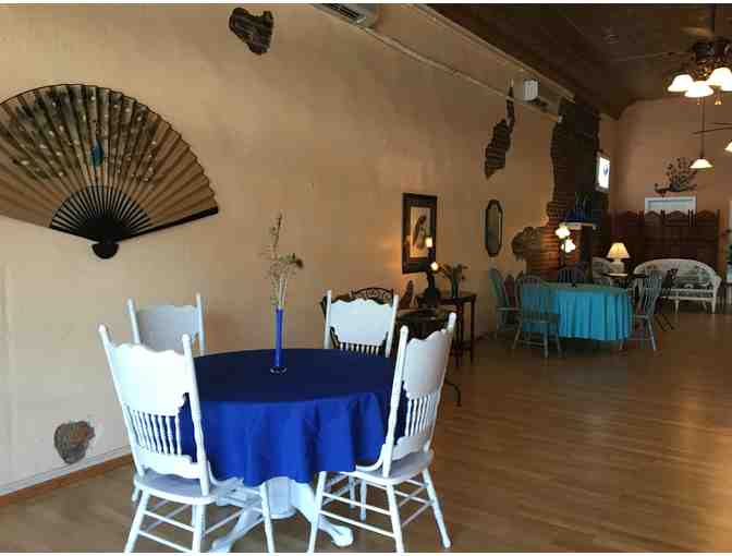 $35 Peacock Patio Gift Certificate for Room Rental