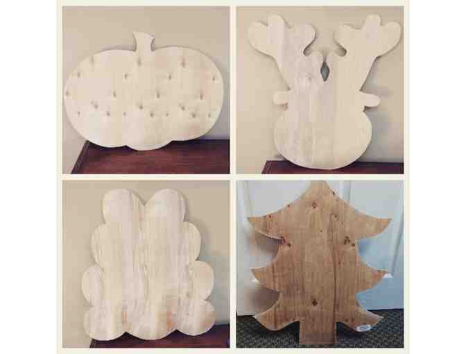 Custom Handmade Wooden Door Hanger