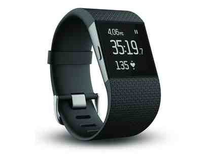 Fitbit Surge Super Watch - Black, Size Small
