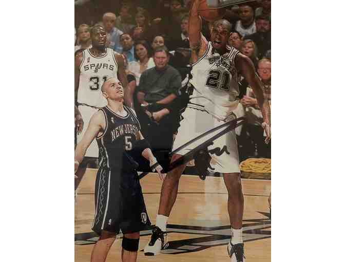 Tim Duncan San Antonio Spurs Autographed Photo