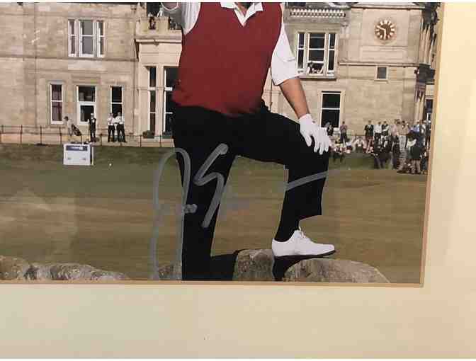 Jack Nicklaus autographed 8x10 framed photo. Goodbye to St. Andrews.