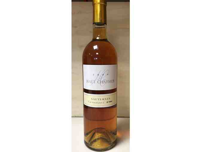 WINE: 1 bottle of Chateau Haut Charmes Sauternes 2009