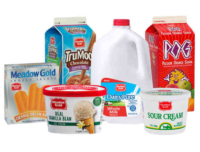 Lani Moo Gift Basket with a Year Supply of Milk and Ice Cream