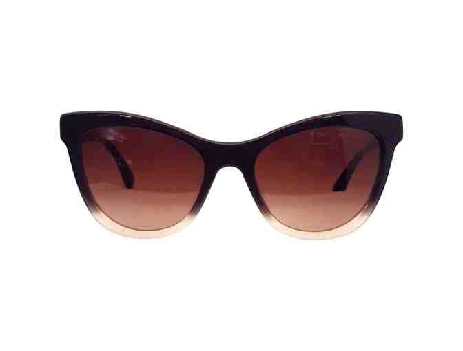 Chanel Black Ombre Polarized Cat Eye Stye Sunglasses - Photo 1